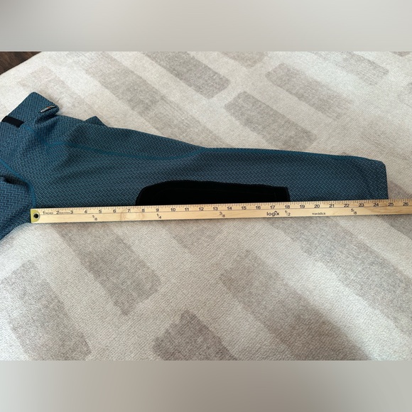 Kerrits Women’s Fleece Lite Chevron Equestrian Breeches Blue/Black (Size S) - Picture 11 of 11